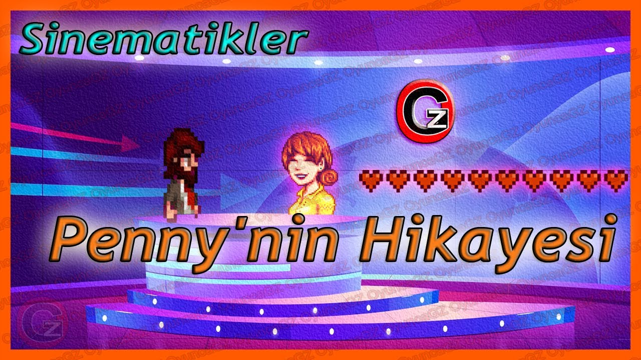 📺 Bu haftaki konuğumuz Penny (Penny'nin Hikayesi Sinematikler) Stardew Valley