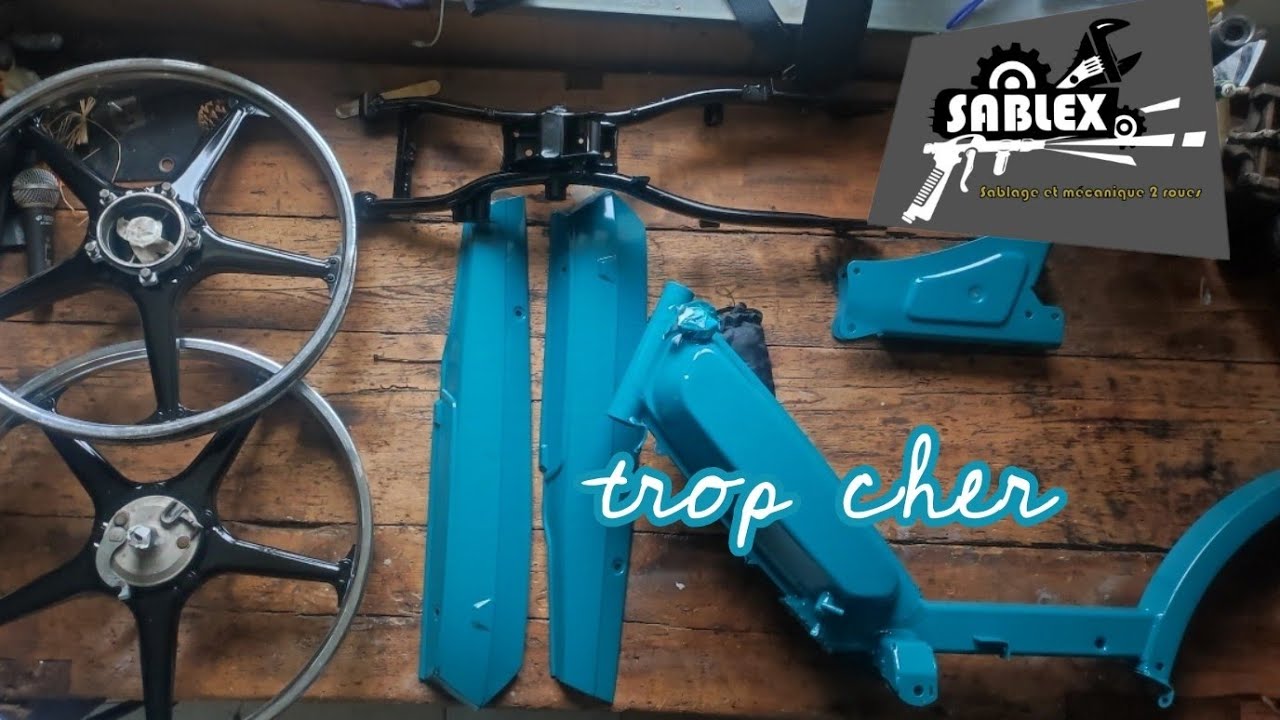 sablage + peinture T'ES TROP CHER ! oui mais.... ( sablex)