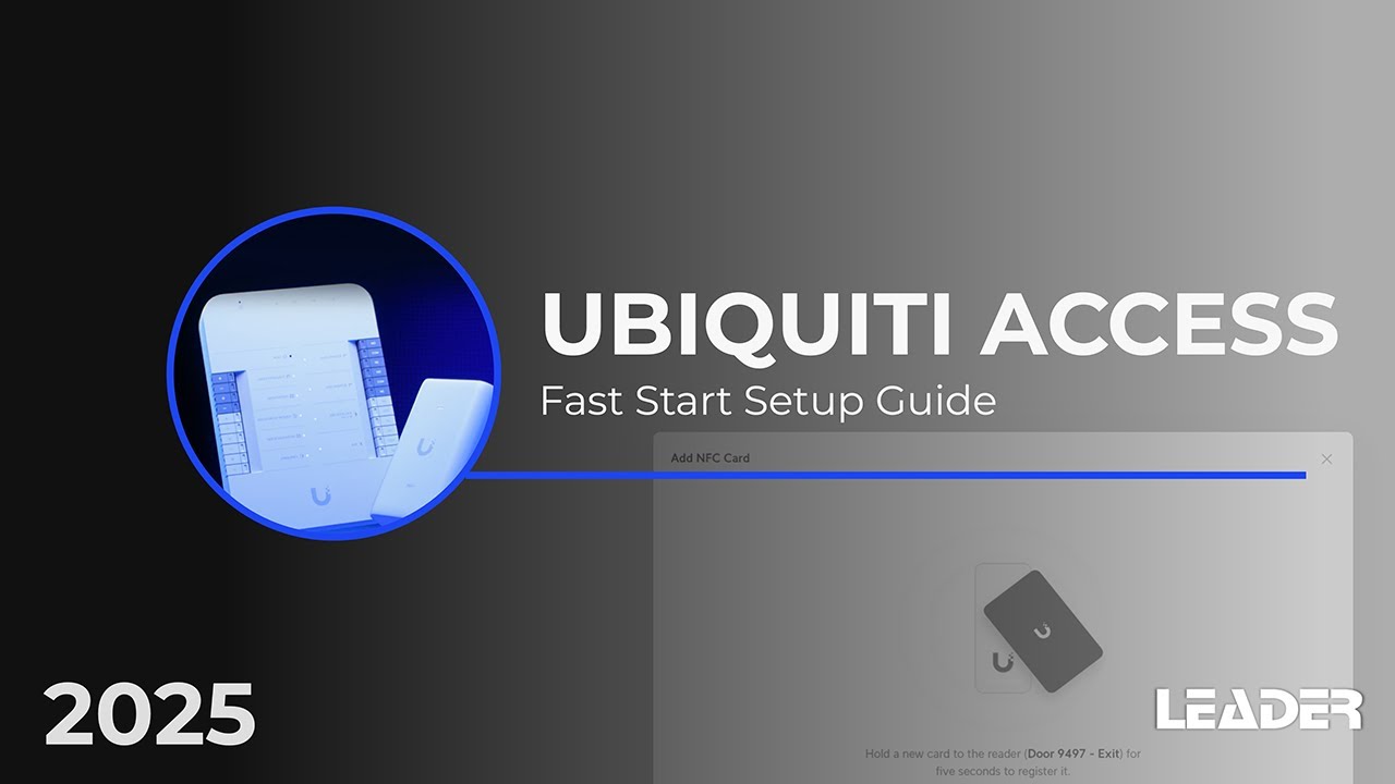 Ubiquiti Access Control - Fast Start!