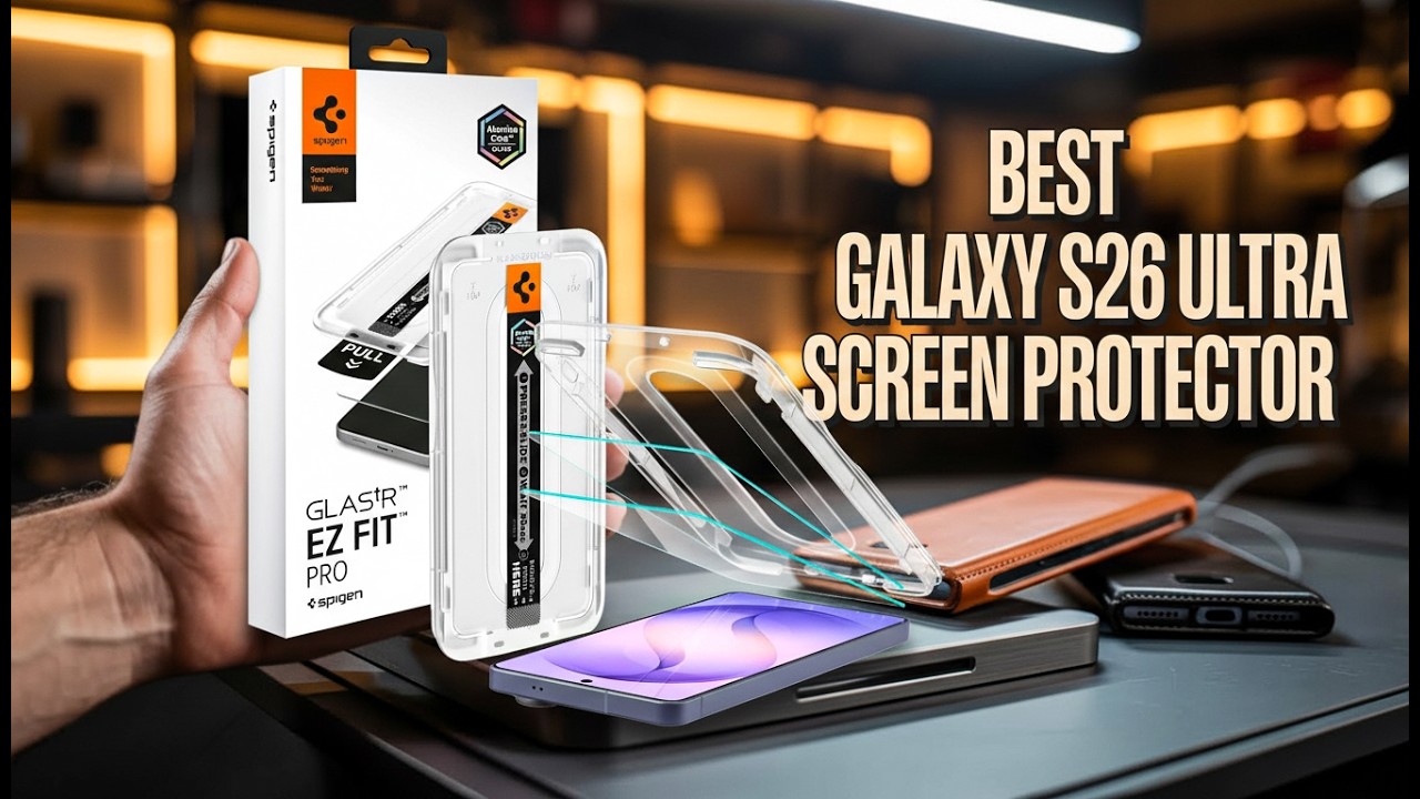 Топ-5 лучших защитных пленок для экрана Galaxy S26 ✅!