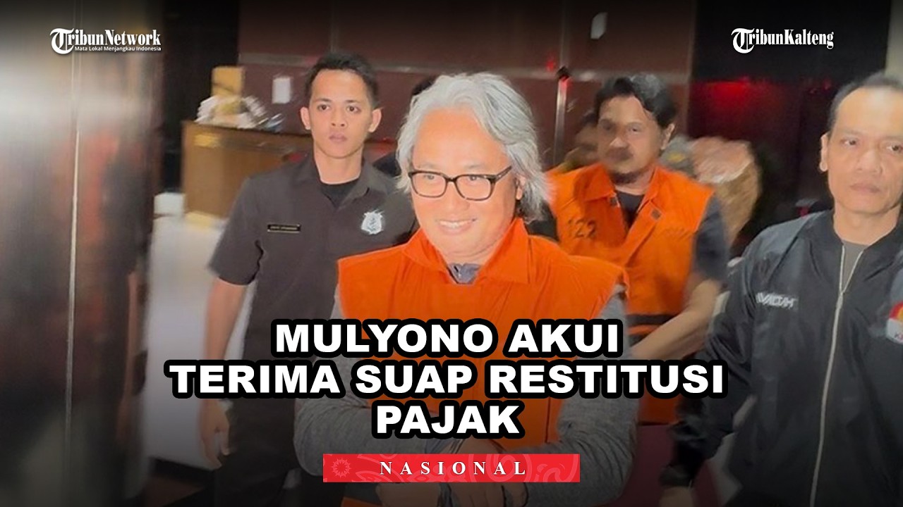 Pakai Rompi Oranye KPK, Kepala KPP Madya Banjarmasin Mulyono Akui Terima Suap Restitusi Pajak