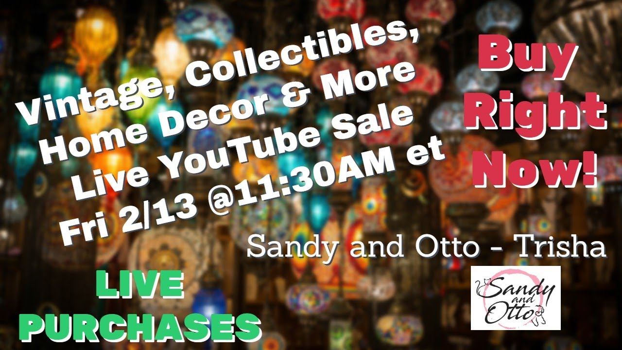 Could this Live Vintage Sale change your life? Tune in to find out | Feb 13 @11:30am et(8:30am pt)