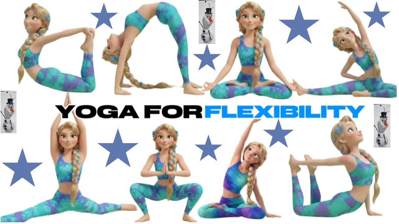 Yoga For Flexibility || Yoga With Rapunzel || Poses For  Calm Mind And Healthy Body