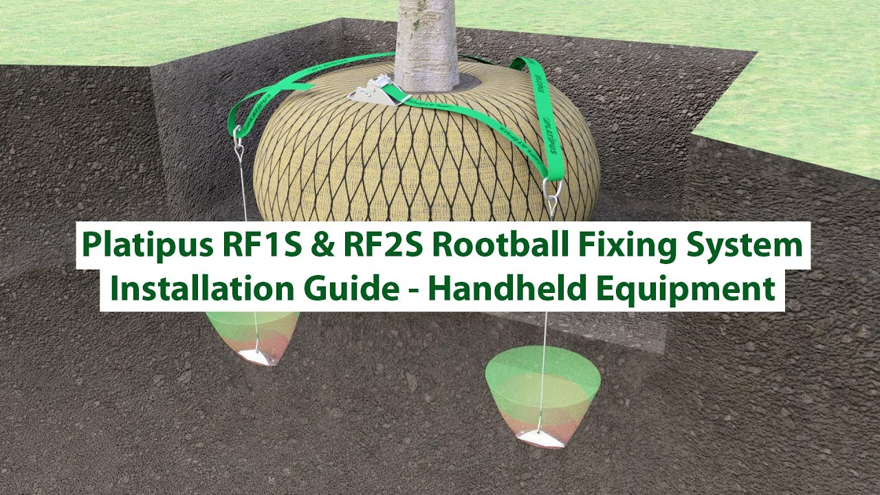 Platipus RF1S & RF2S Rootball Fixing System Installation Guide