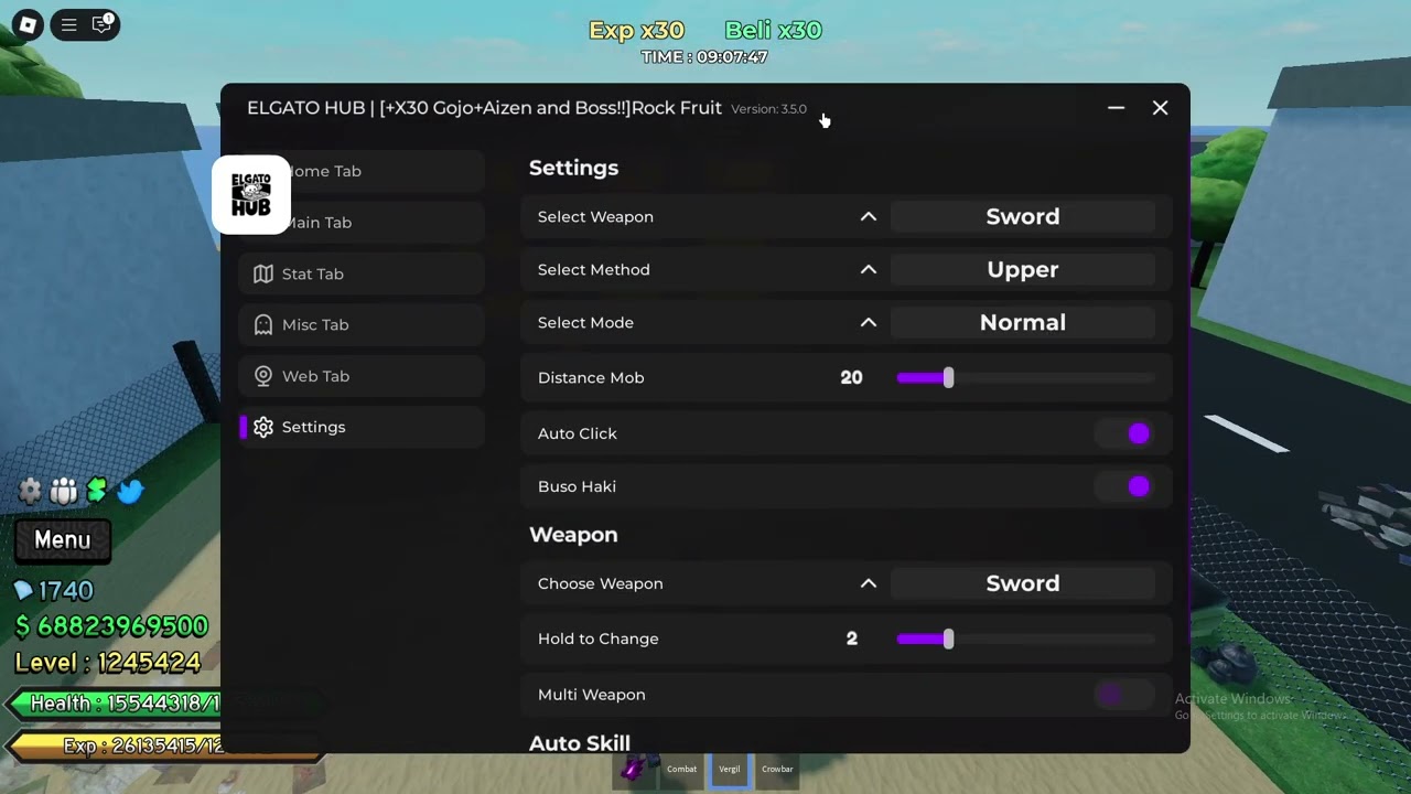 Rock Fruit Script Auto Farm, Fruit Collect & More | Best Script for All Executors