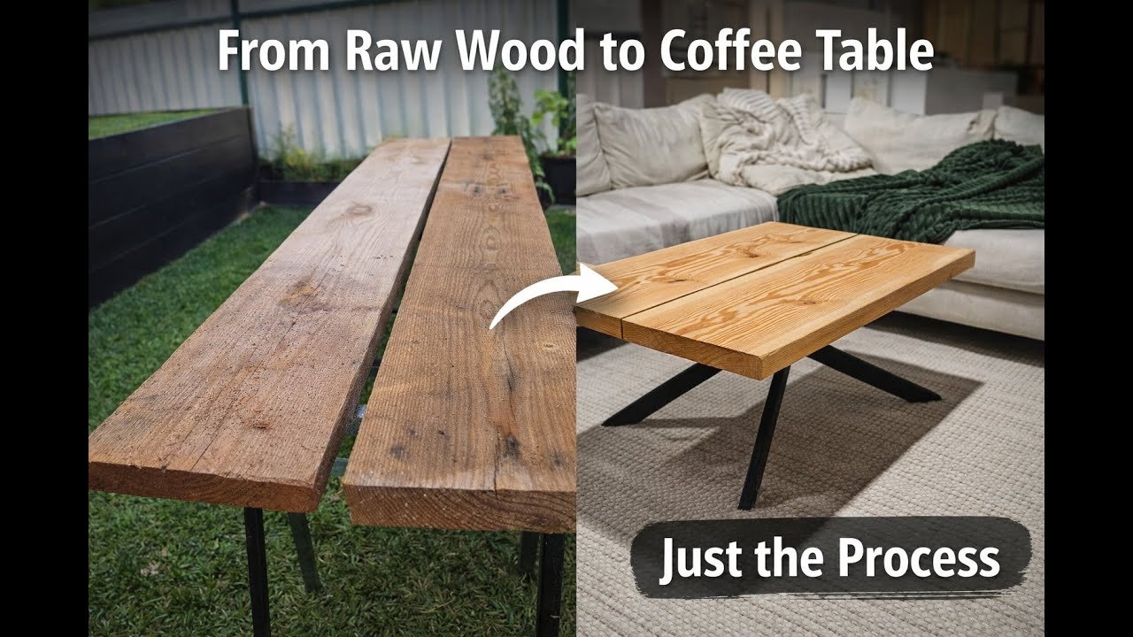 Turning Reclaimed Wood Into a Coffee Table