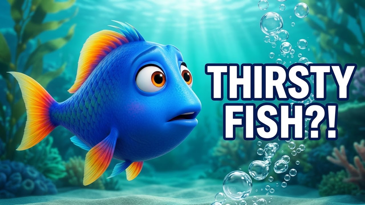 The Very Thirsty Little Fish | Phyllis’s Bubbly Bedtime Adventure | A Story for Kids and Parents 