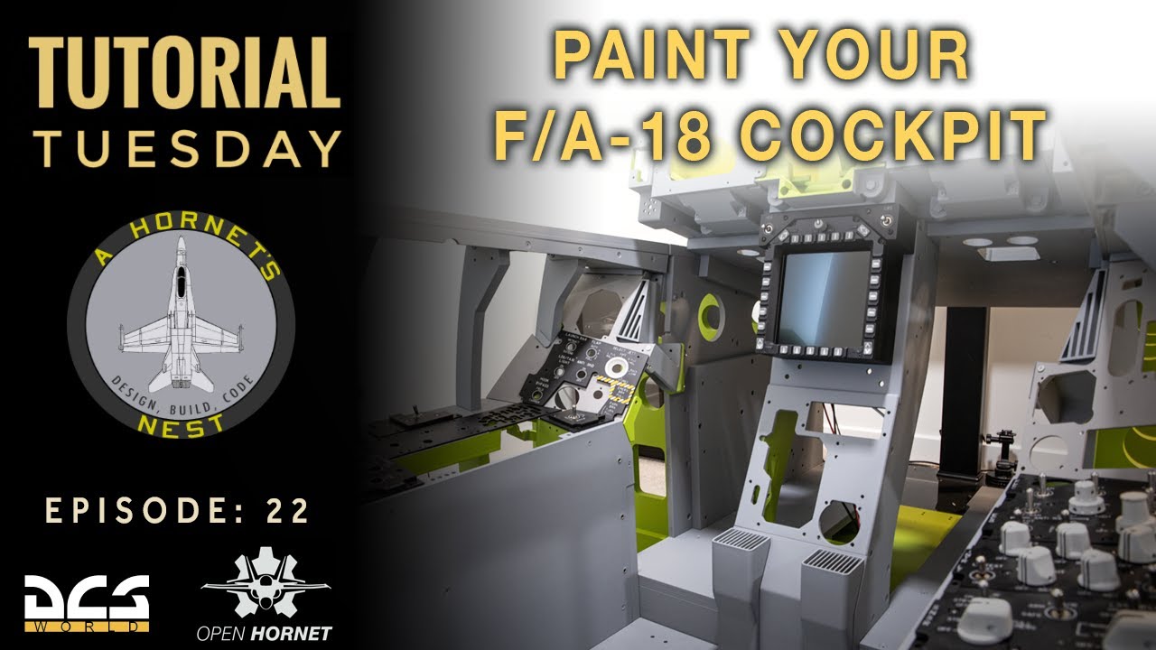 Ep: 22 - How to Colour Match and Paint Your Cockpit | Open Hornet