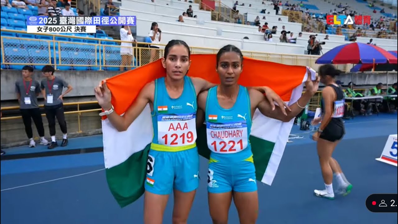 800m Women Final New CR - Taiwan Athletics Open 2025