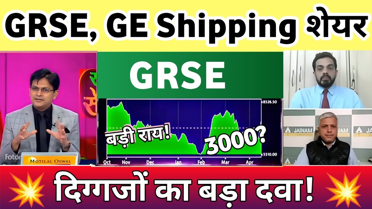 GRSE share latest news | GE shipping share latest news | great eastern shipping company share news