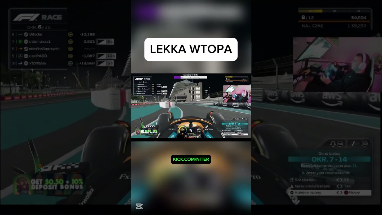 Kraksa wujka na F1 