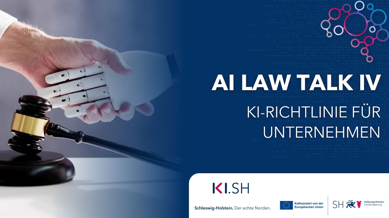 KI rechtssicher ins Unternehmen bringen: KI-Richtlinie – AI Law Talk IV