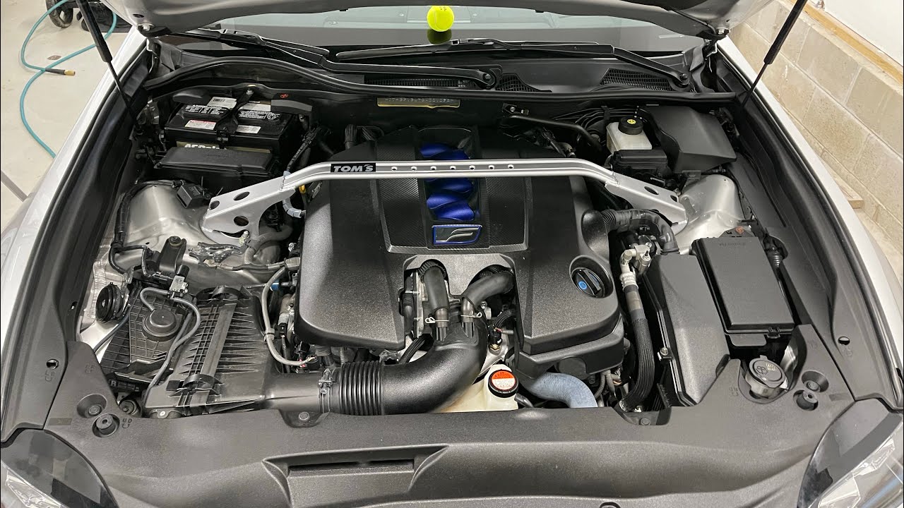 We install a TOMS strut tower brace in our Lexus GS-F