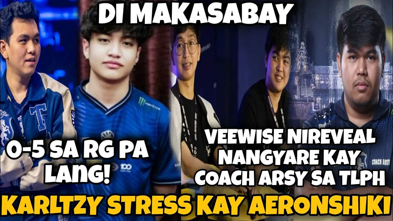KARLTZY STRESS na kay AERONSHIKI. VEEWISE may nireveal kay COACH ARSY!
