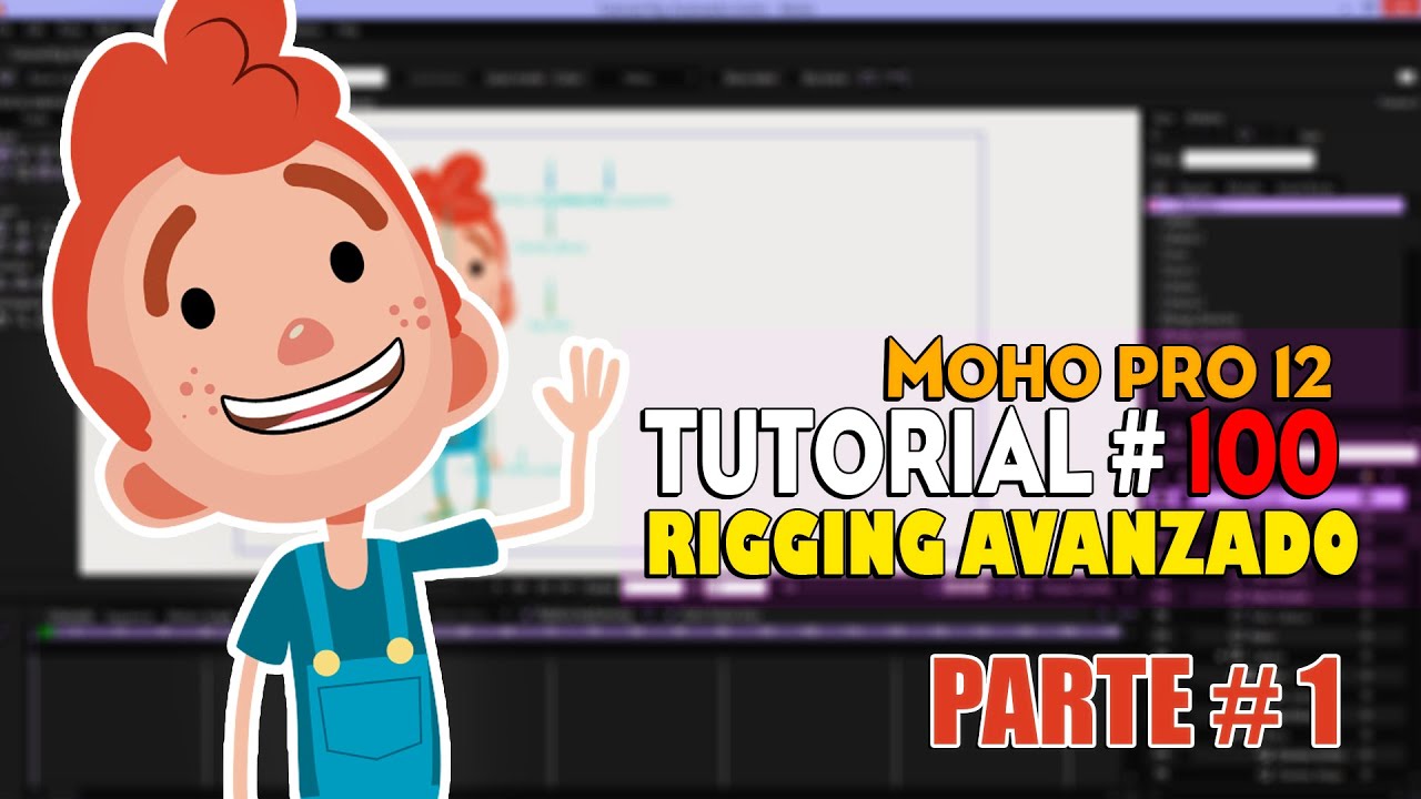 TUTORIAL # 100 | RIGGING AVANZADO | MOHO PRO 12 PARTE # 1 😎