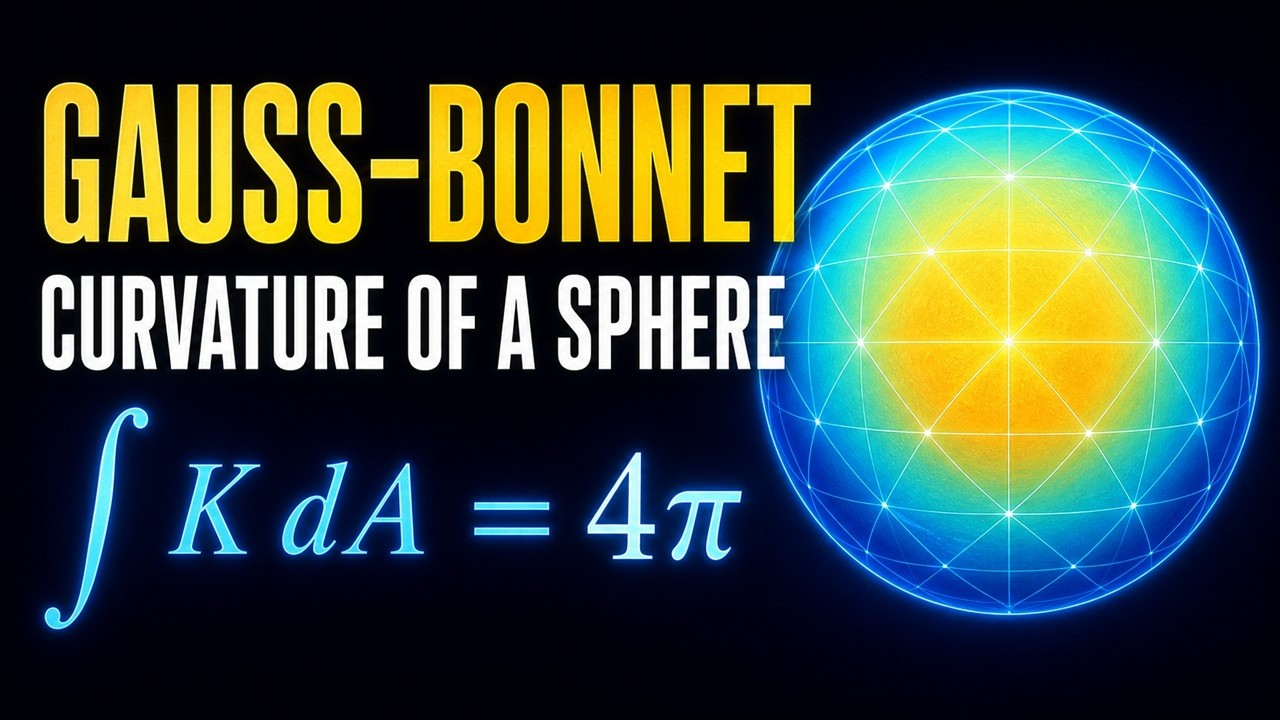 Gauss Bonnet application I: Gaussian Curvature of Sphere