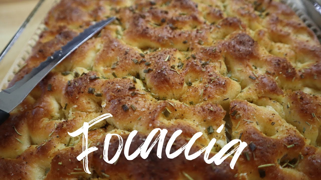 Focaccia Bread - Pt. 2 of Saturday Supper
