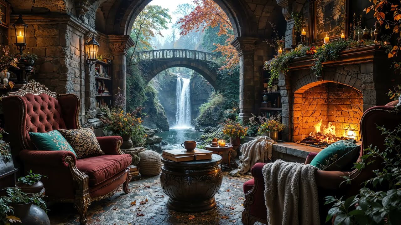 Stories Beside the Hearth 📚🔥 Soft Fireplace Ambience for Peaceful Reading & Unwinding
