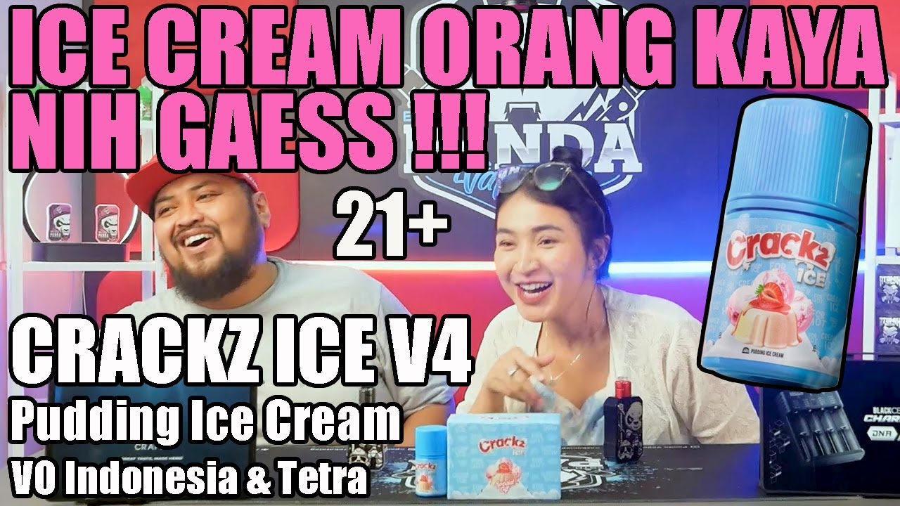 ICE CREAM MEWAH NIH | CRACKZ ICE V4 Pudding Ice Cream by VO Indonesia & Tetra Indonesia