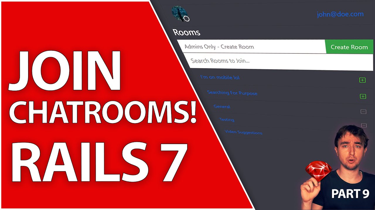Create Joinable Chatrooms With A Hotwire Search Bar | Turbo Tutorial Part 9