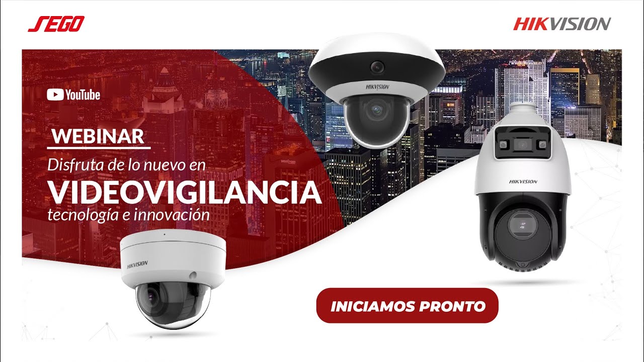 WEBINAR HIKVISION | 🔐 Disfruta de lo nuevo en videovigilancia: Tecnología e  innovación