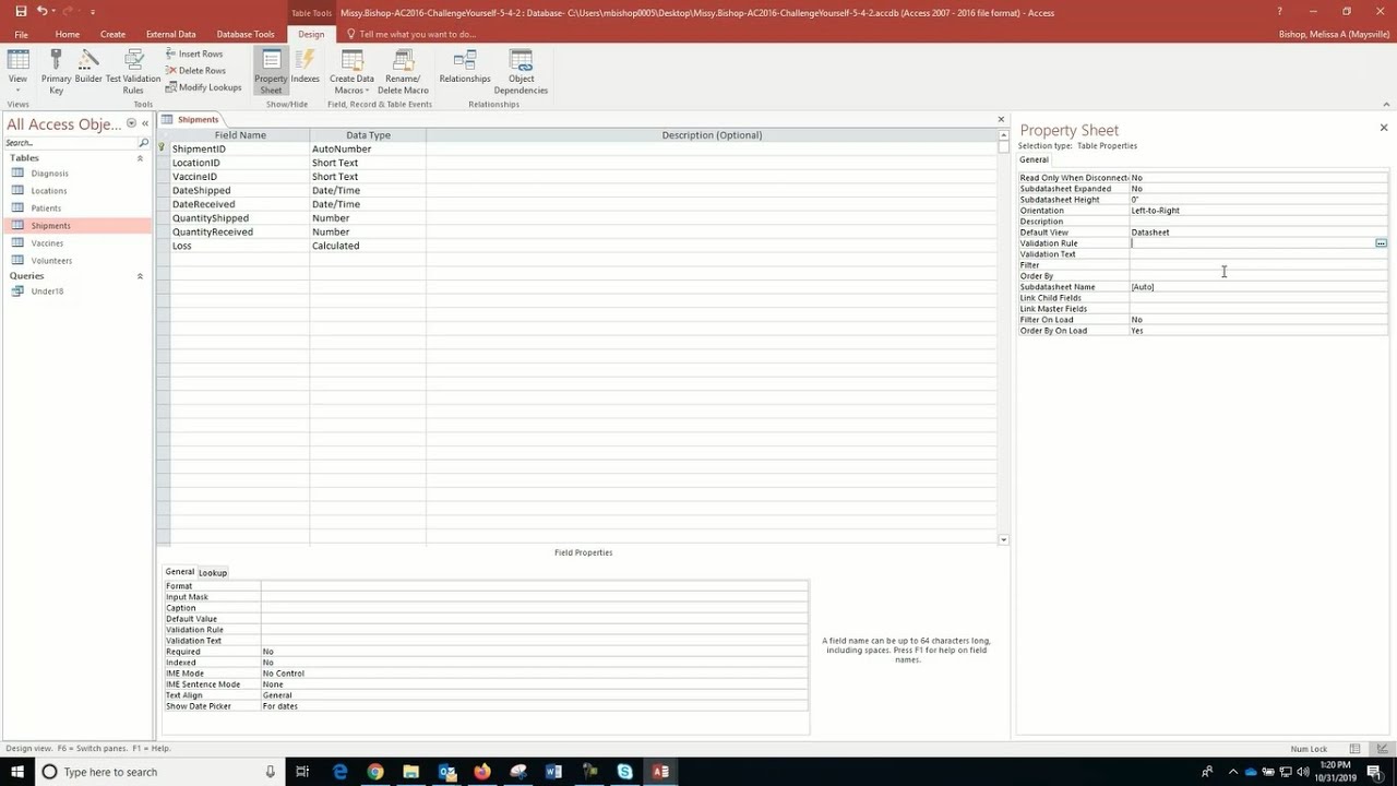 Access 2021 In Practice | Chapter 4 Independent Project 4-5 |Step by Step Full Tutorial |Course 2024
