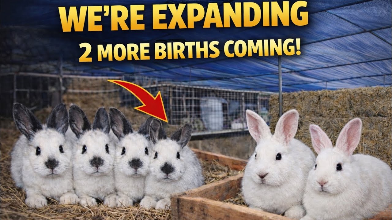 We’re Expanding The Rabbit Operation | 2 More Births Coming