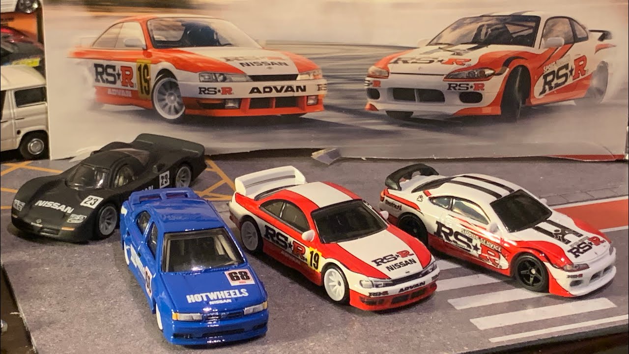 9月発売ホットウィール 2パック、RS★R仕様シルビアs15、s14、新規金型プリメーラ、R390 GT1開封diecastcarscollection