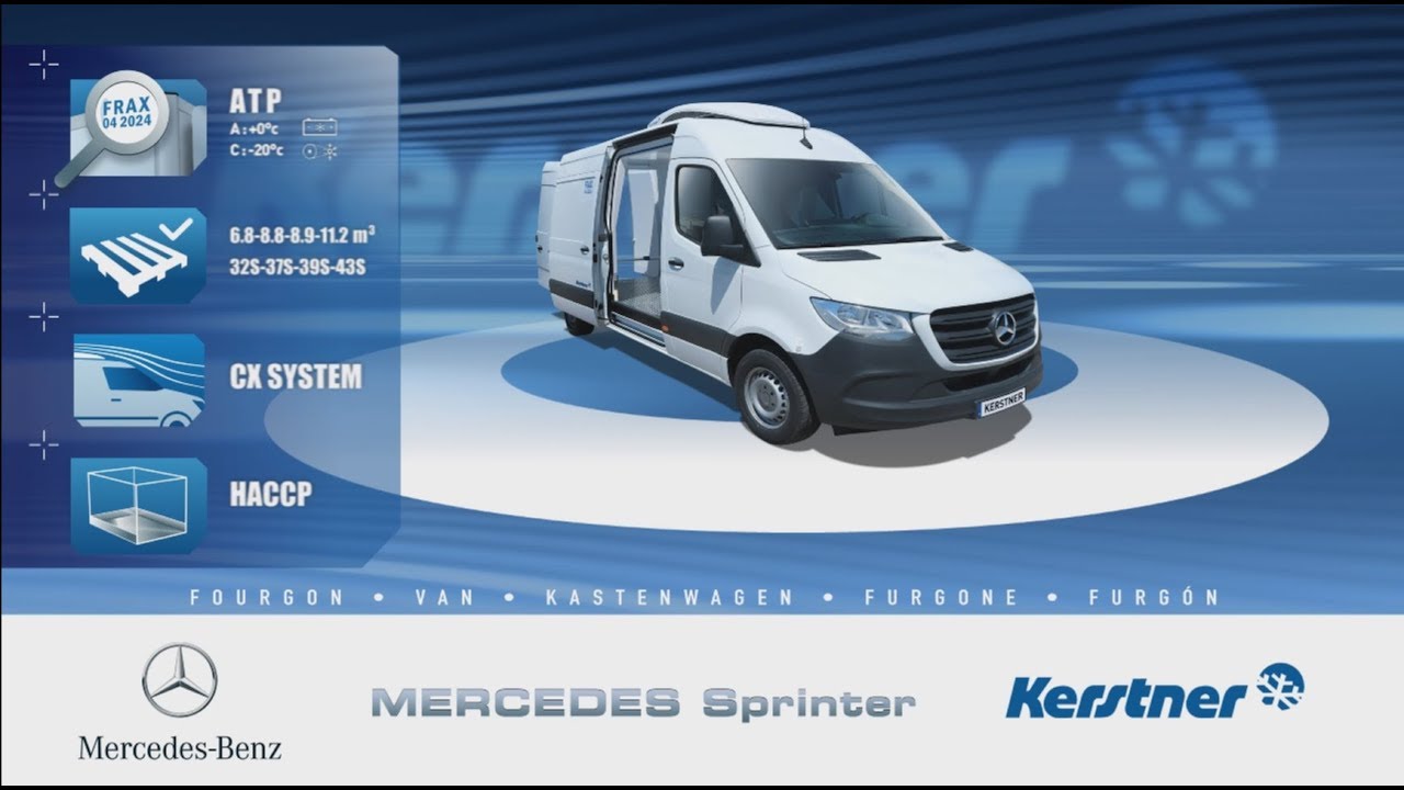 MERCEDES Sprinter kühlkastenwagen