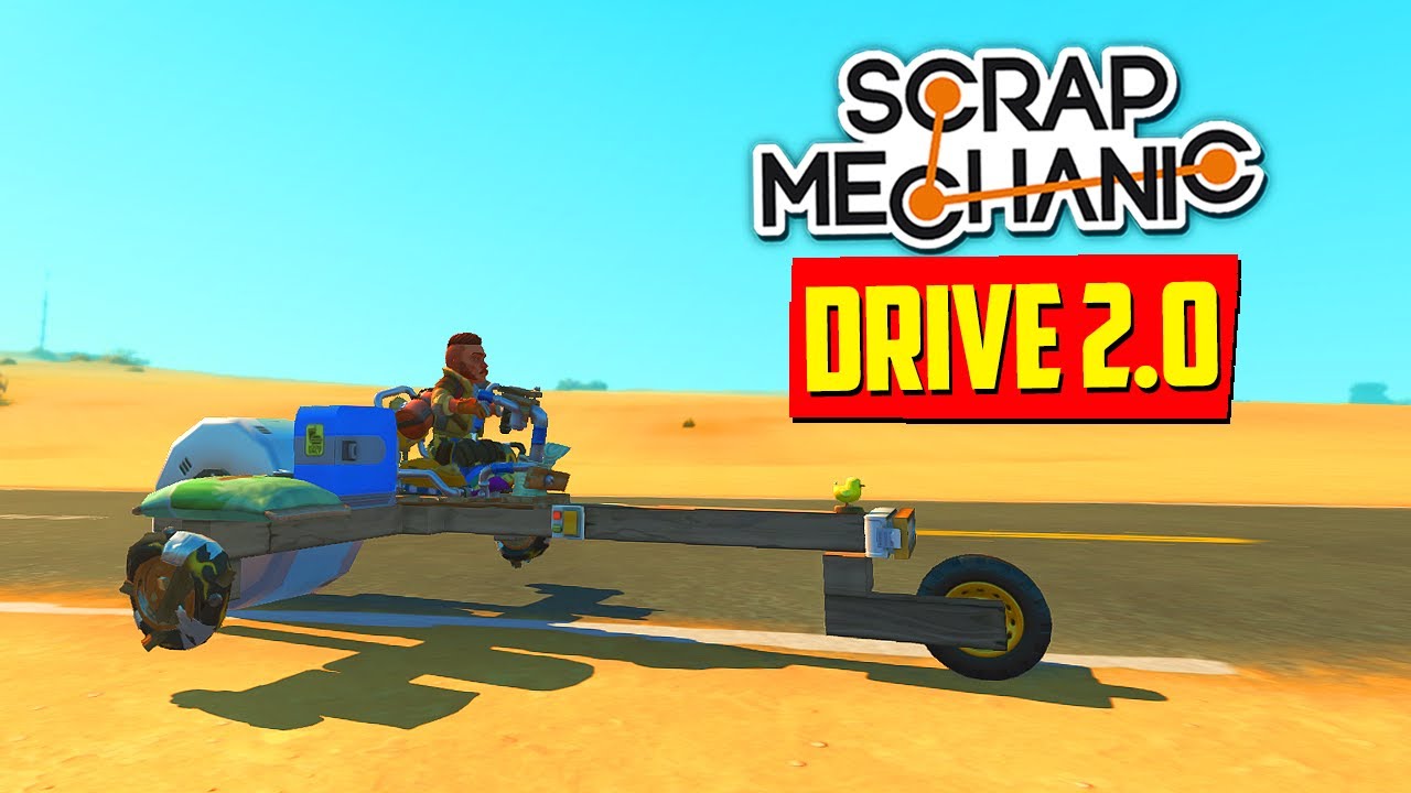 Я СДЕЛАЛ СВОЮ 💥 ВЕРСИЮ ВЫЖИВАНИЯ на ПУСТОШИ. МОД DRIVE в SCRAP MECHANIC
