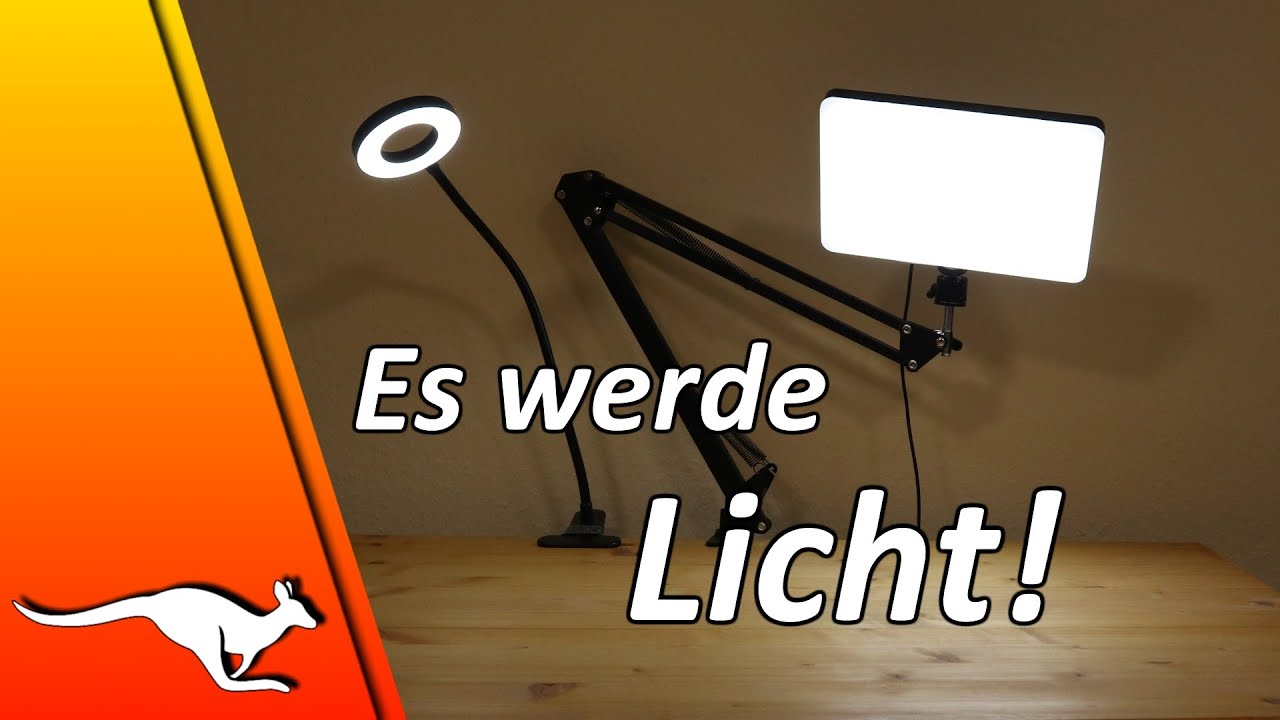 USB LED Lampen für Schreibtisch und Video