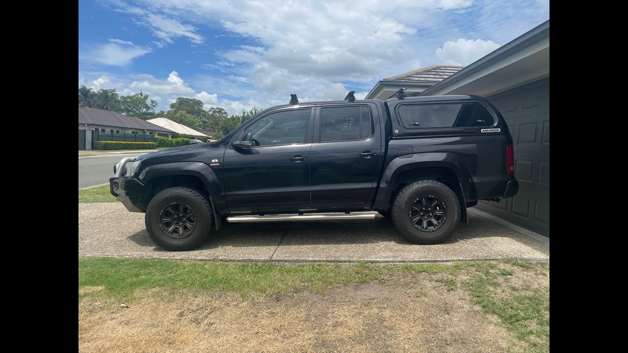 AMAROK GETS SOME 33s inch (285/70/17) and TUFF A/T RIMS ET 25 offset