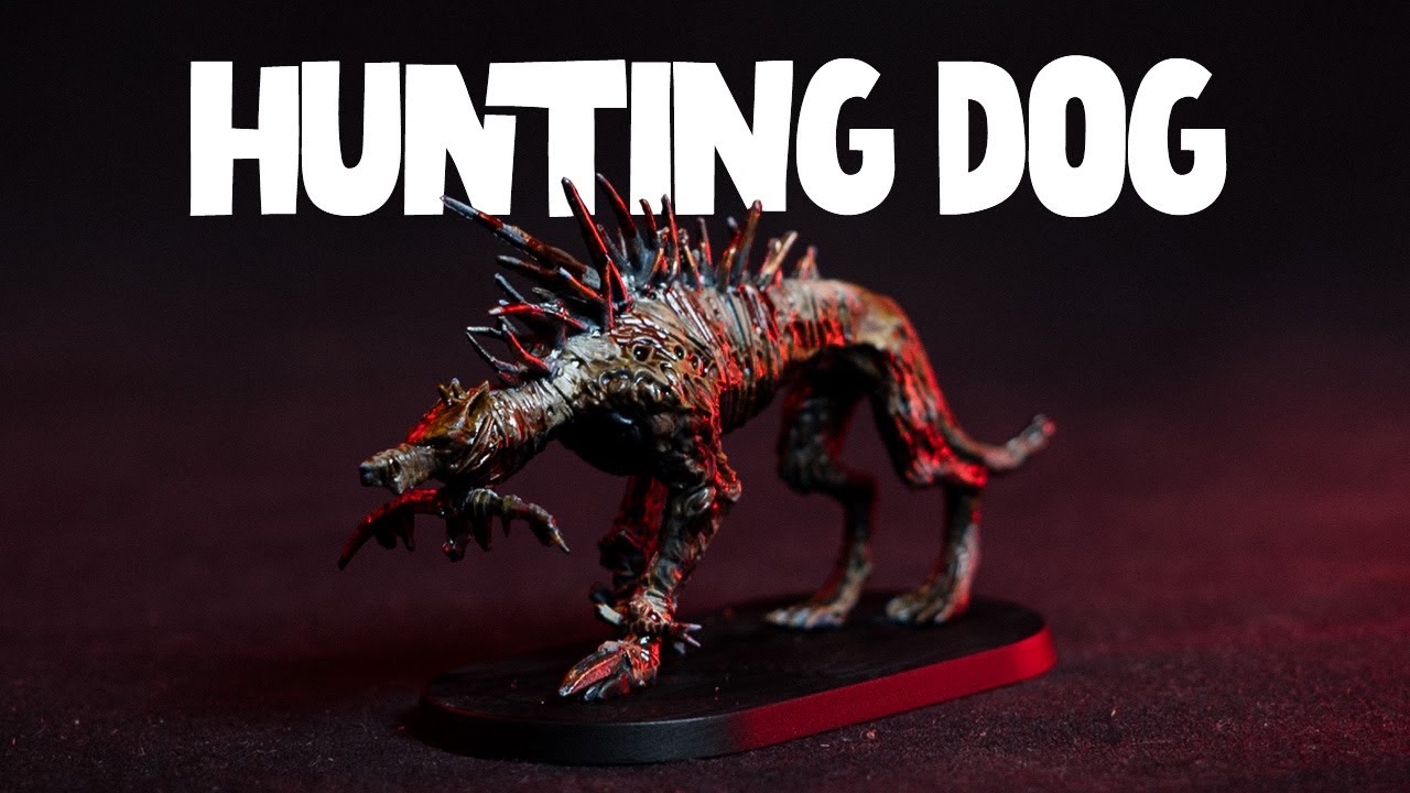 Painting the Hunting Dog | Bloodborne Boardgame
