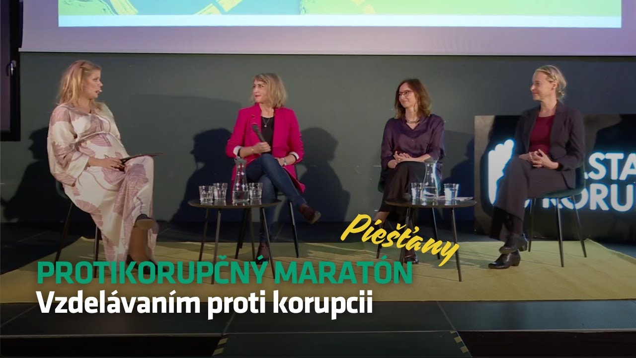🚗 Diskusia: Vzdelávaním proti korupcii [LIVE: Piešťany]
