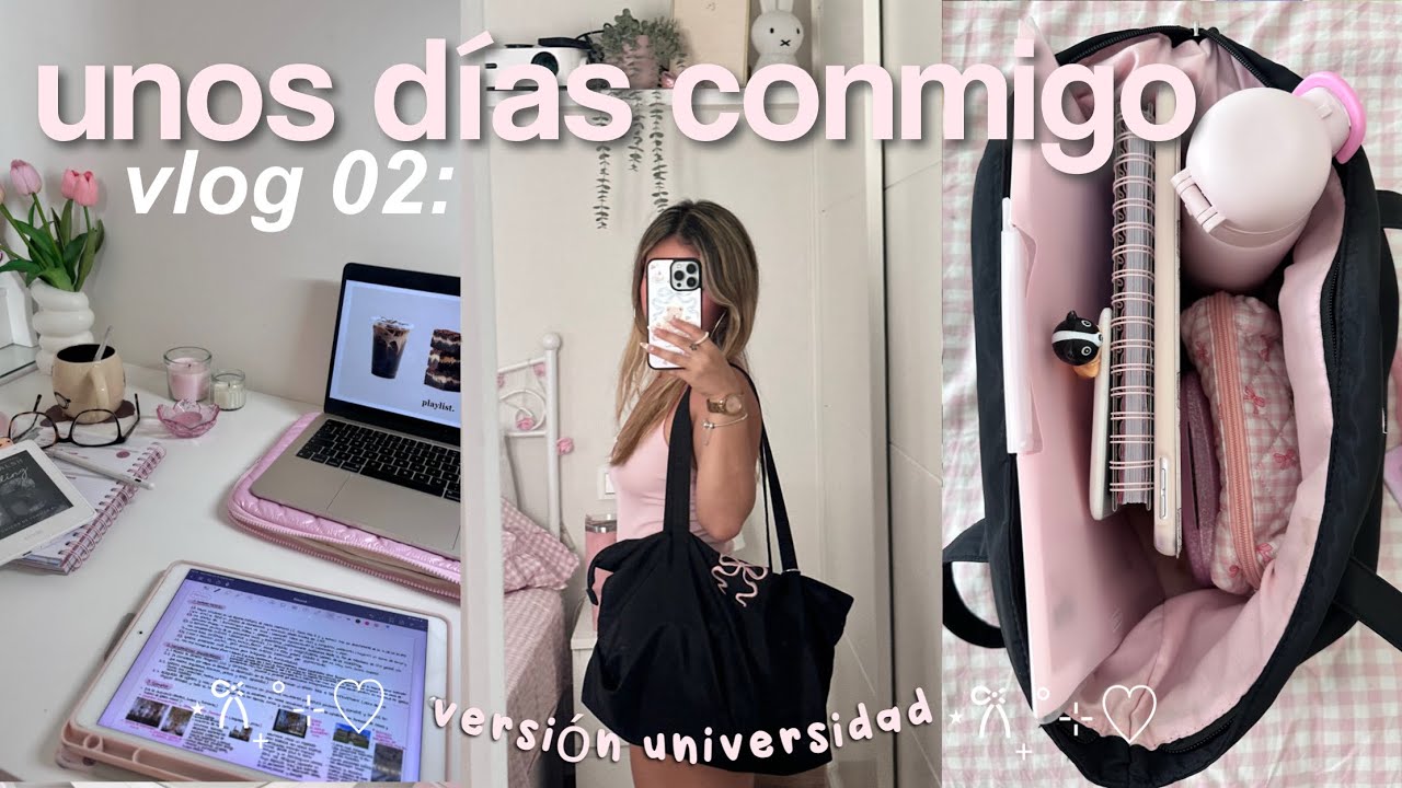 ☁️vlog 02: unos días conmigo 🎀🏛️ (universidad, q&a, productividad, realista) 𐙚⋆°🦢｡⋆♡ *aesthetic* 🧸