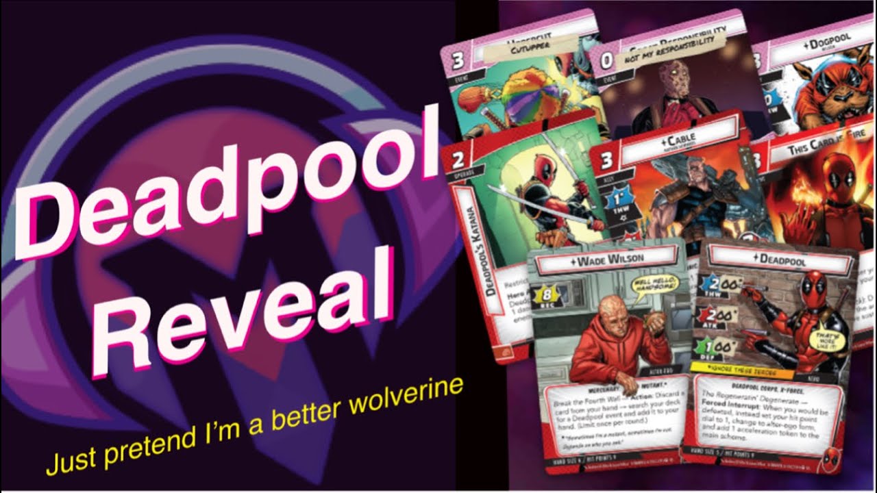 Marvel Champions | Deadpool | Reveal | X-Men | X-Force | Hero Pack | Preview | Next Evolution