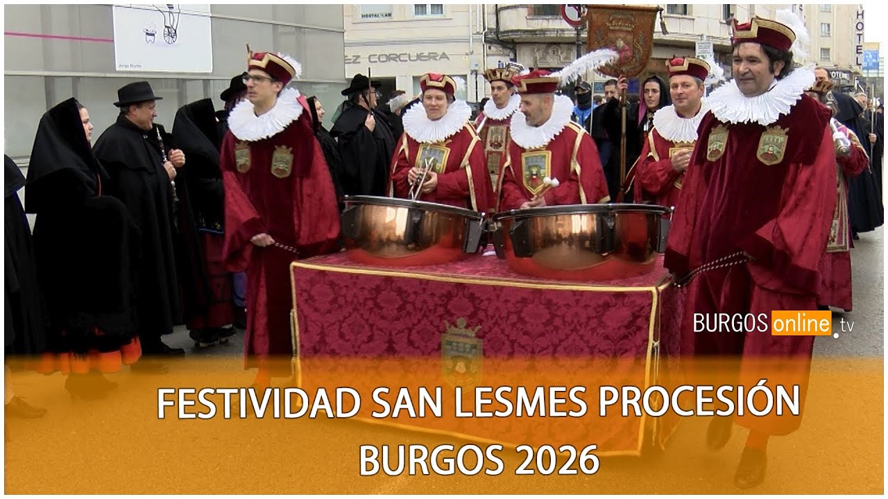 Festividad San Lesmes Procesión Burgos 2026- BurgosOnlineTV