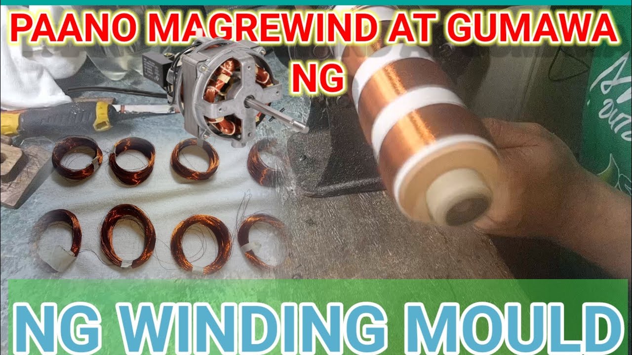 PAANO GUMAWA NG FAN WINDING MOULD #fanrewinding  #standfan #orbit