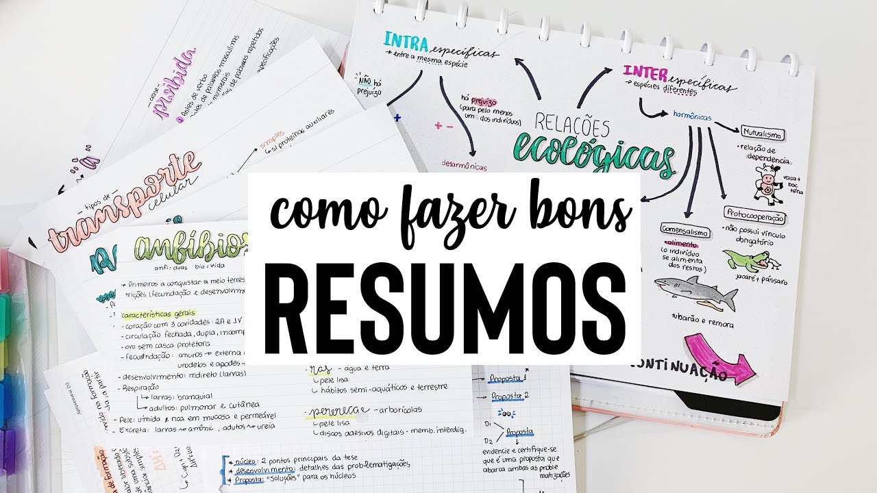 Como fazer bons RESUMOS! | Ana’s Studies