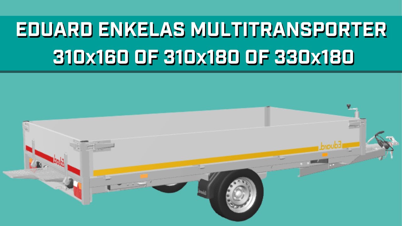 Multitransporter- Enkelas- Plateauwagen EDUARD