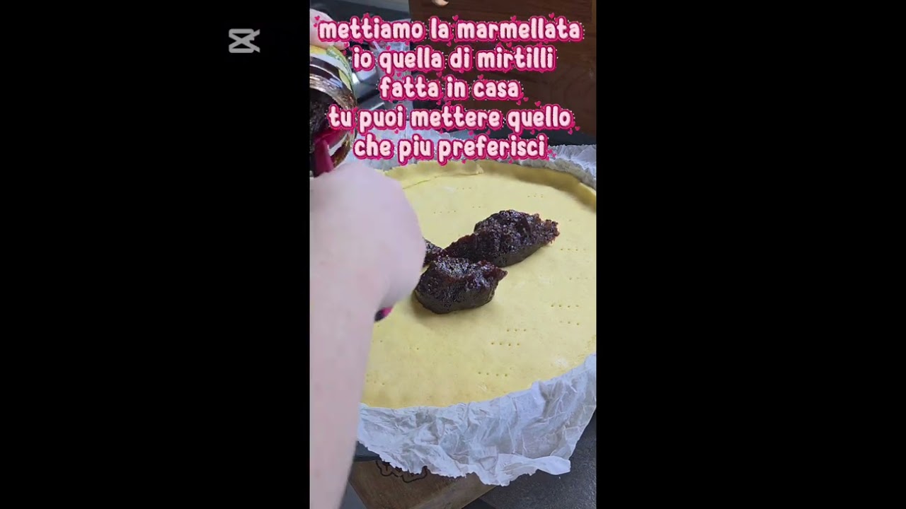 CROSTATA LOVE Frolla all'olio senza riposo cotta sul gas con Magic cooker 