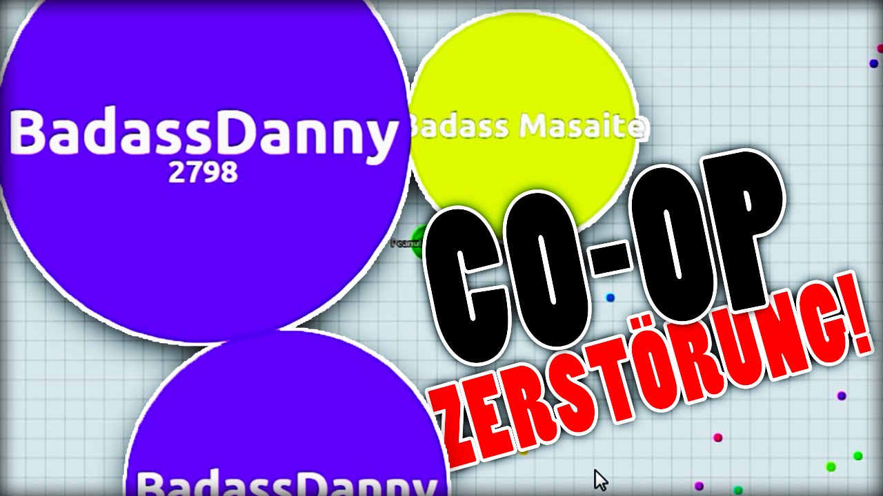 ZU ZWEIT GEGNER ZERSTÖREN!! | Agario (CO-OP) #9