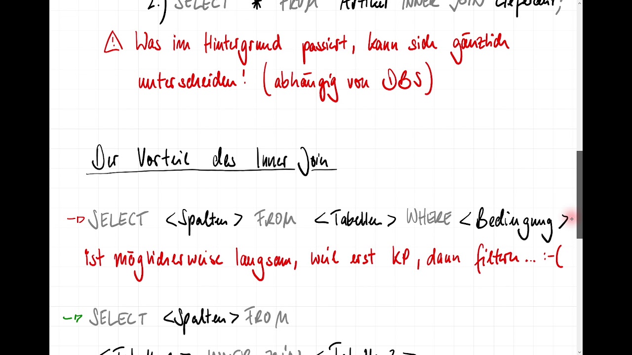 SQL: INNER JOIN | Datenbanken