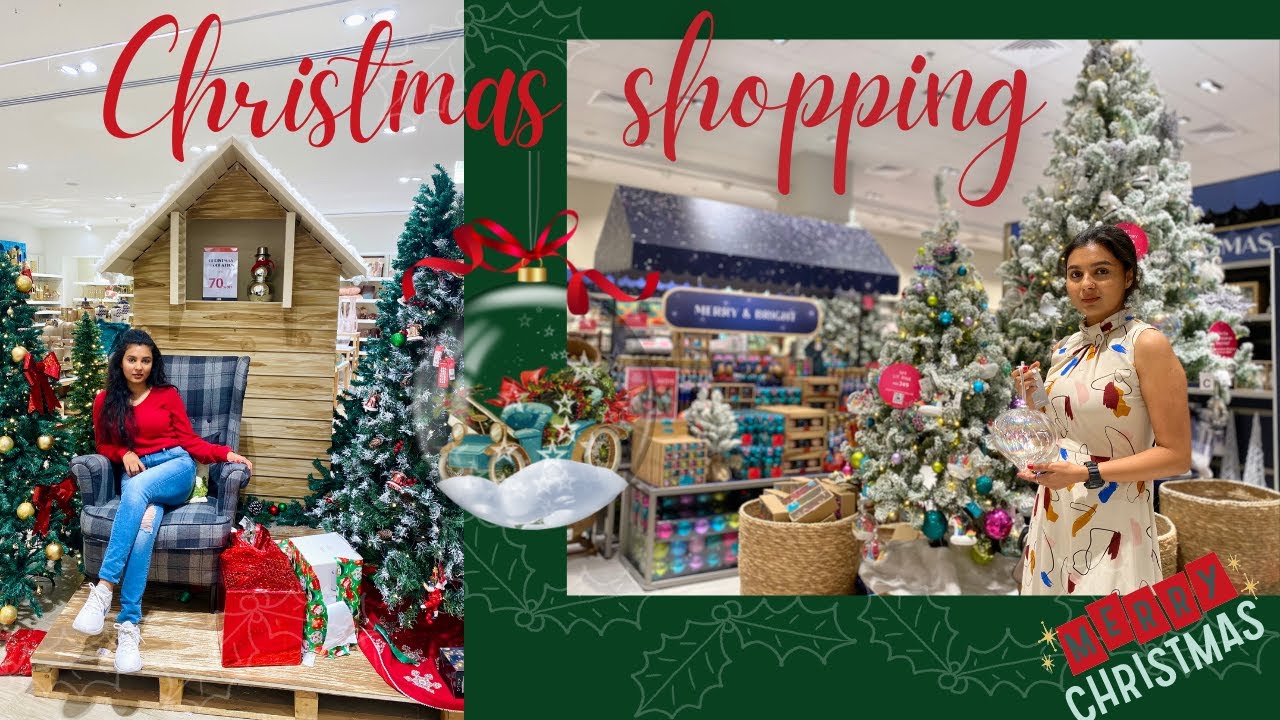 CHRISTMAS SHOPPING DUBAI 2022 | MALAYALAM VLOG | DECORATE WITH ME