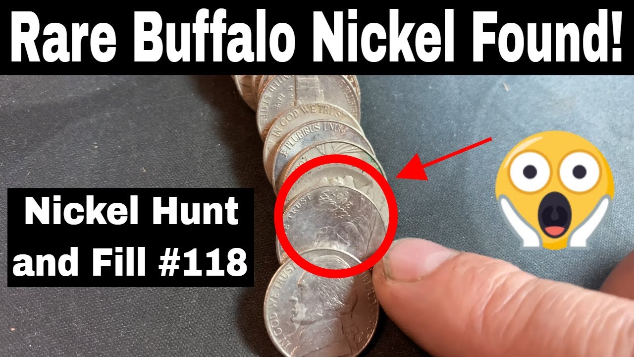Rare Buffalo Nickel Found - Nickel Hunt and Album Fill #118