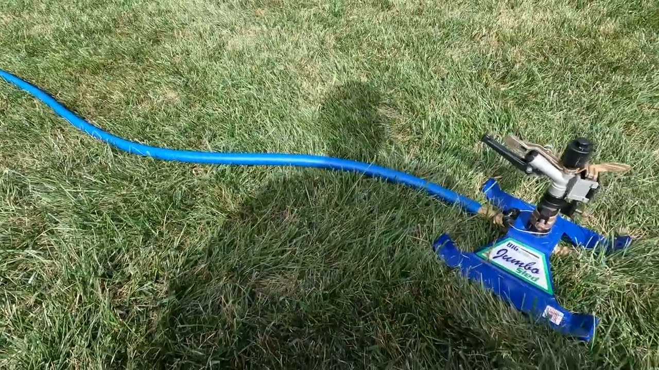 Big sprinkler Jumbo Impact sled - In Action