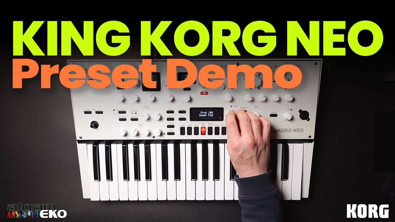 Korg KingKorg NEO - Sound Demo & Best Presets (No Talking)