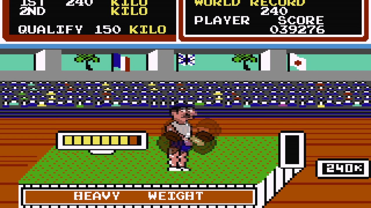 Hyper Sports (C64) 1985, Konami ,Inc