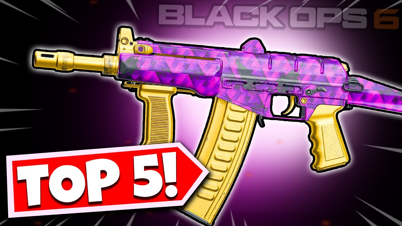 TOP 5 FASTEST KILLING GUNS IN BLACK OPS 6! (BEST CLASS SETUP) COD BO6 Gameplay