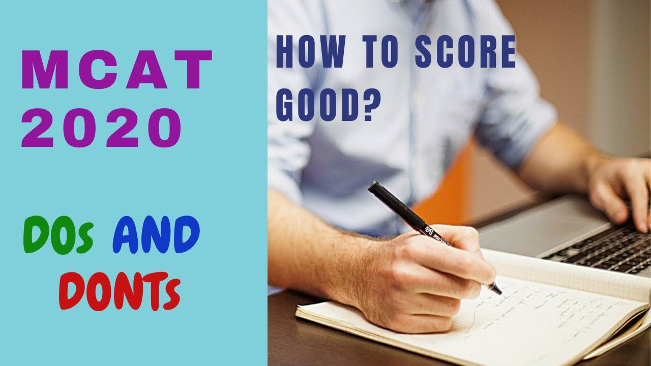 MCAT 2020 (NTS) | How to score good? DOs and DONTs